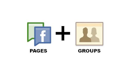 Halaman Facebook vs grup
