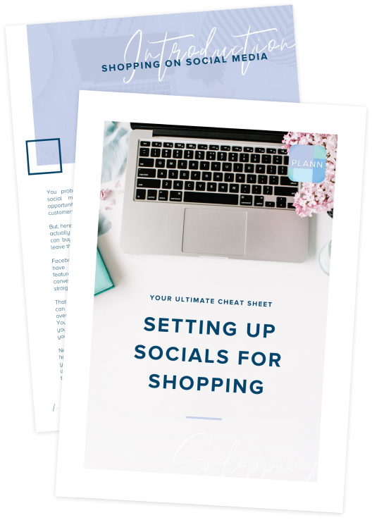 Sua folha de dicas definitiva: como configurar compras nas redes sociais