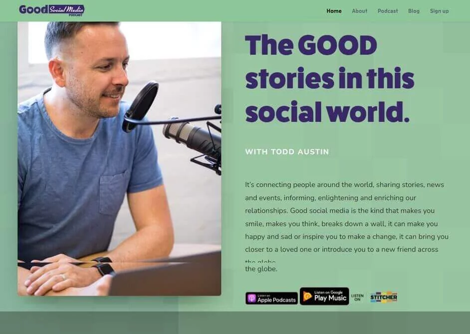 Melhores podcasts de mídia social - The Good Social Media Podcast