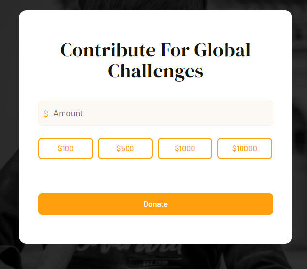 pagina de donații cu HubSpot