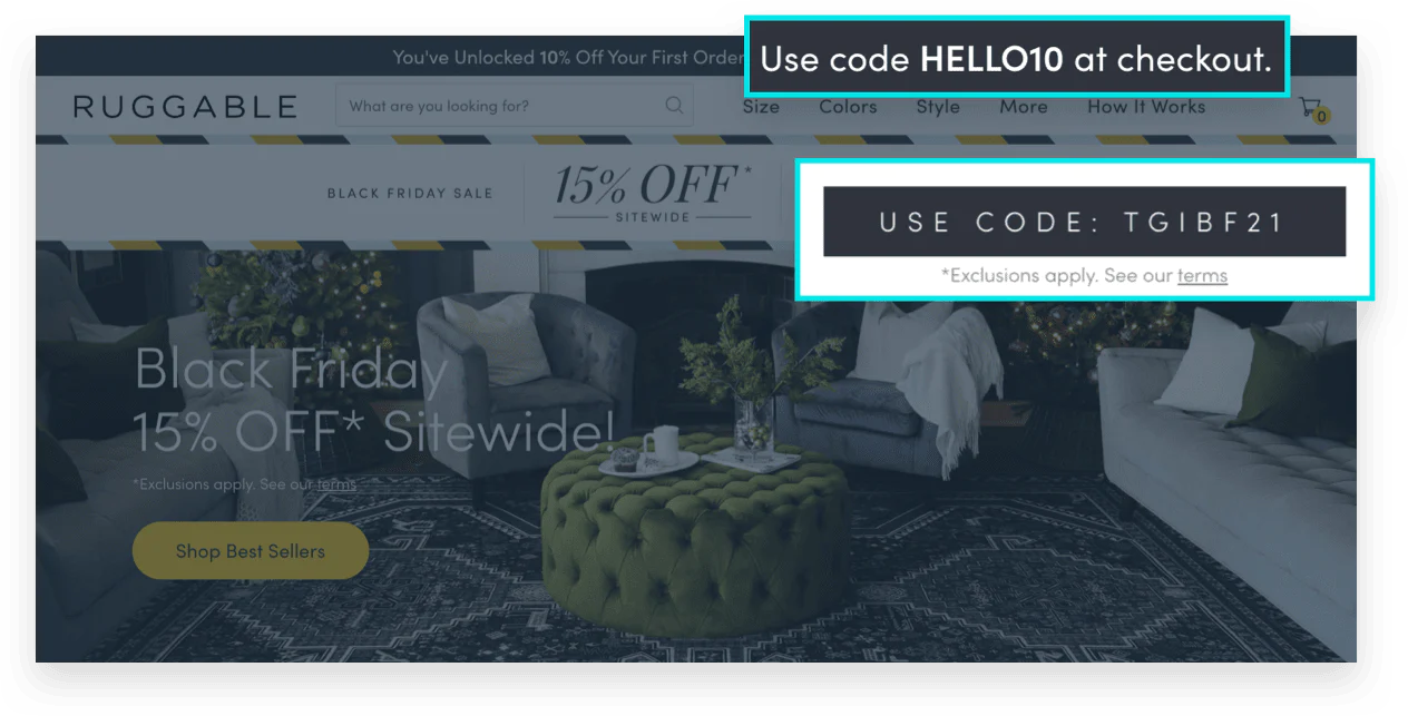 streamline coupon codes to avoid a common mistake on Black Friday