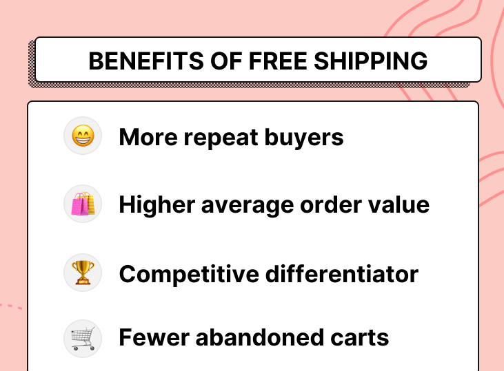 Benefits of free shipping for ecommerce companies