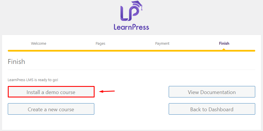 LearnPress-セットアップ