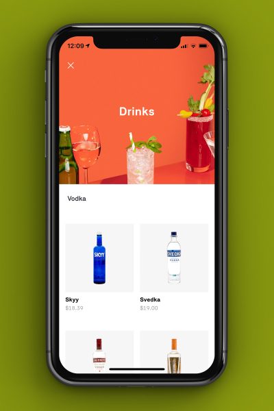 aplikacja do dostarczania alkoholu dla pocztowców