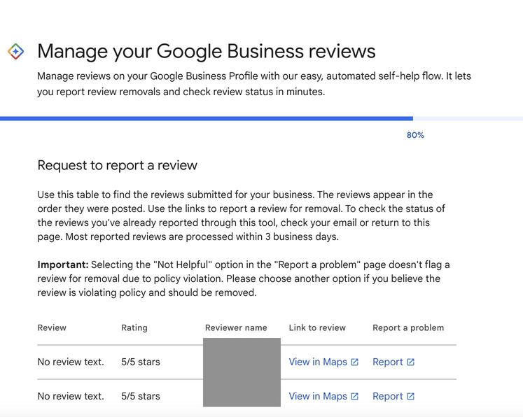 如何刪除 Google 上的虛假評論 - 管理您的評論