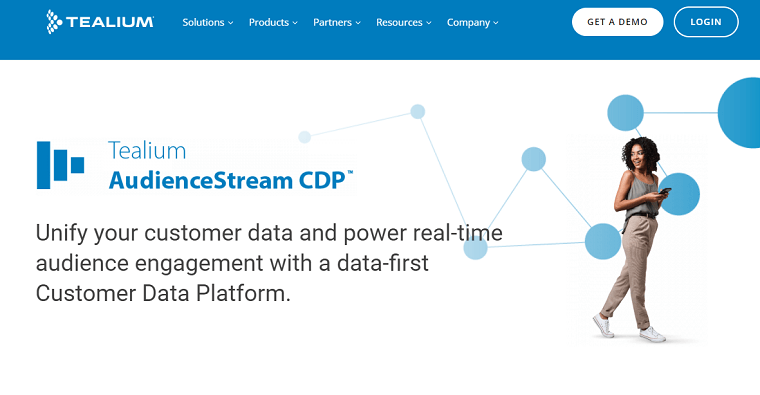 Tealium AudienceStream CDP 홈페이지 - DSers