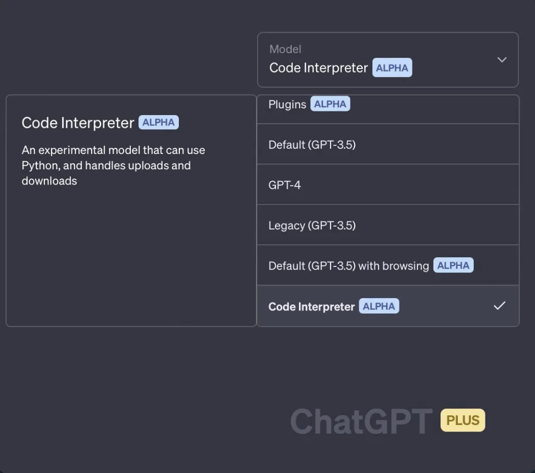 Intérprete de código ChatGPT