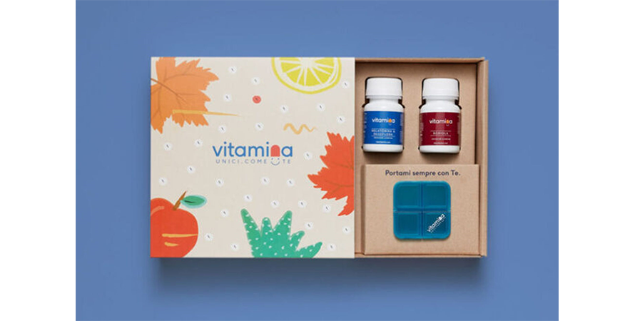 Vitamina vanta un packaging ecologico