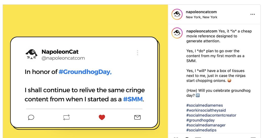 Seberapa Sering Memposting di Media Sosial - mengubah tujuan konten Twitter di Instagram