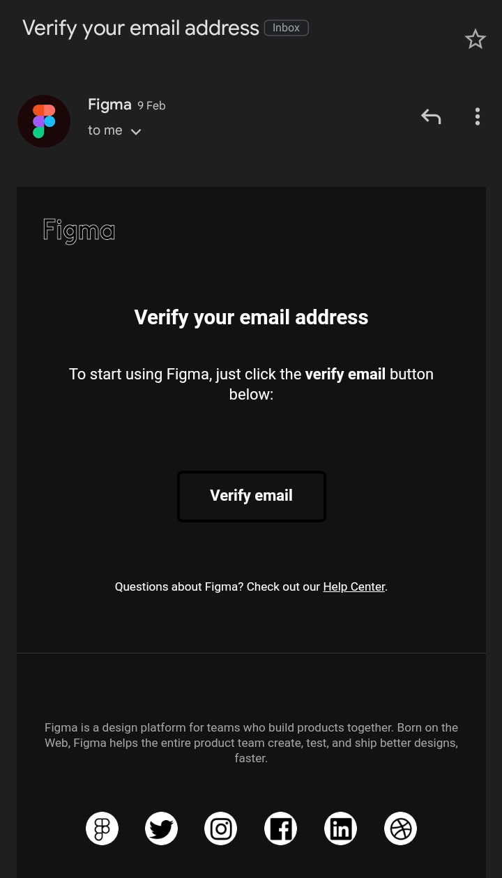 แคมเปญหยดอีเมลเริ่มต้นใช้งาน Figma 1