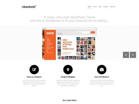 CleanBold İş WordPress Teması