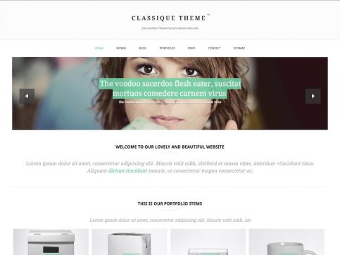 Classique Photography WordPress-Theme