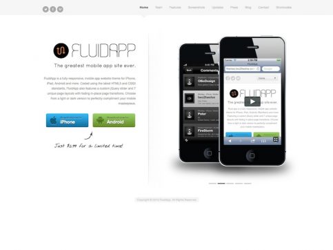 FluidApp WordPress Teması