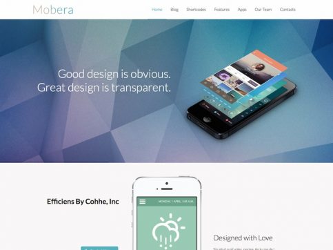 Mobera WordPress Teması
