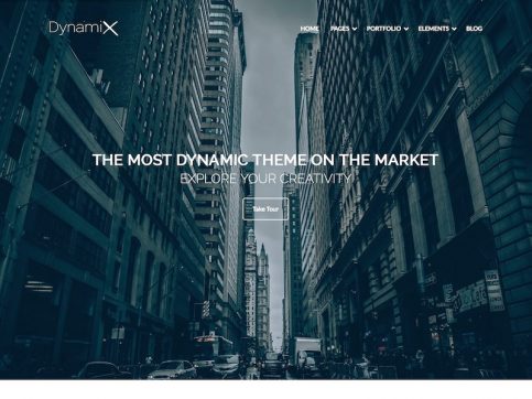 DynamiX 워드프레스 테마