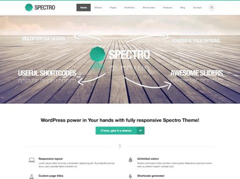 Spectro WordPress-Theme