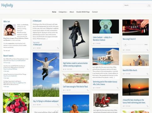 Pinfinity WordPress Teması