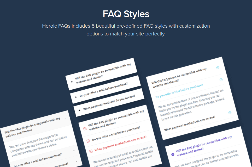 WordPress FAQ 플러그인