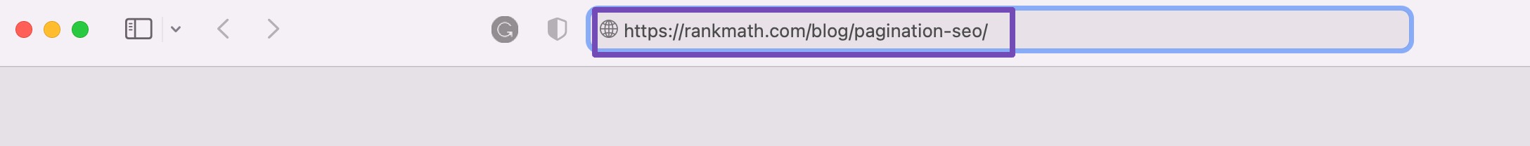 Пример URL-адреса, оптимизированного для SEO