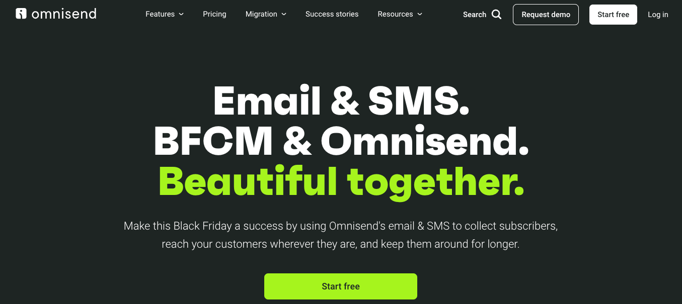 Omnisend 마케팅 자동화 소프트웨어