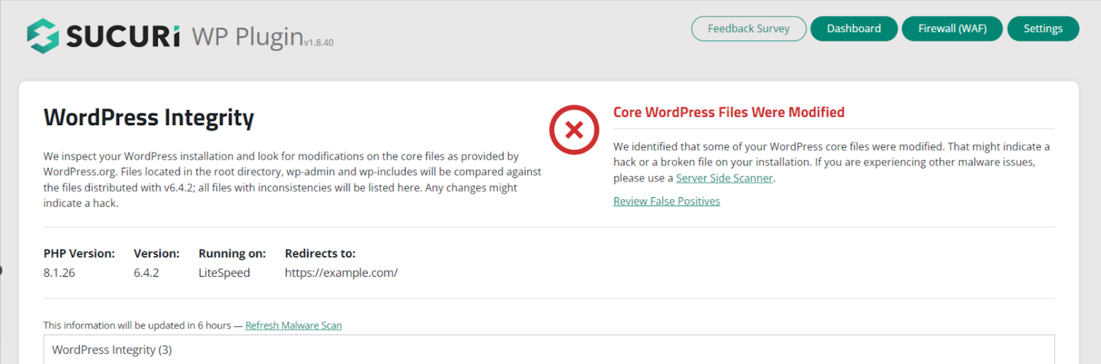 installa il plugin Sucuri per proteggere un sito WordPress