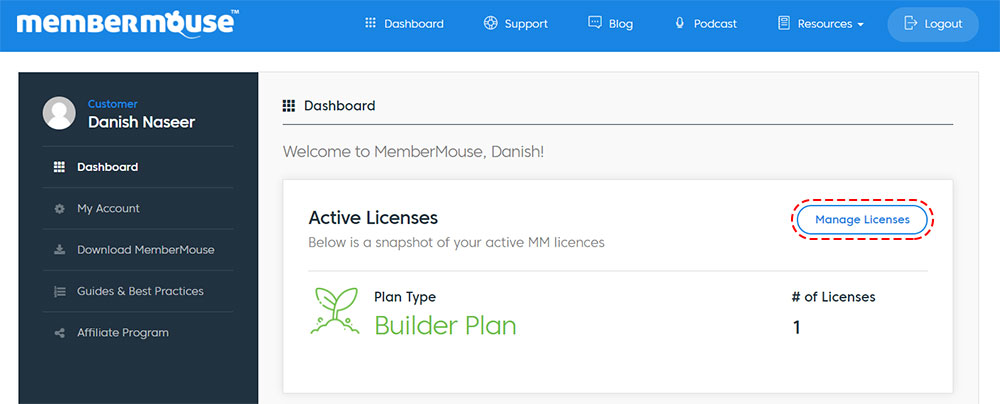 MemberMouse-Manage-Licenses