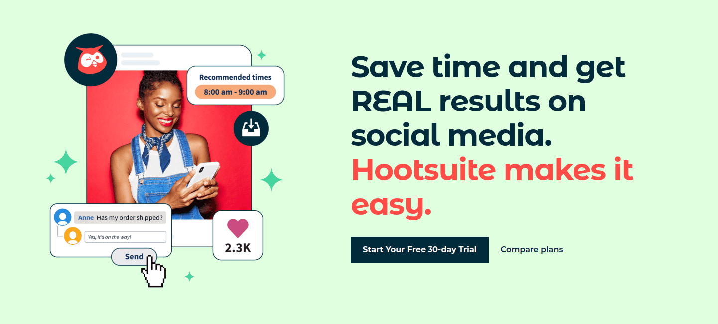 Программное обеспечение Hootsuite для автоматизации маркетинга в социальных сетях