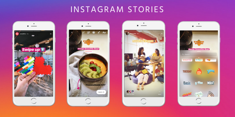 Crie histórias no Instagram