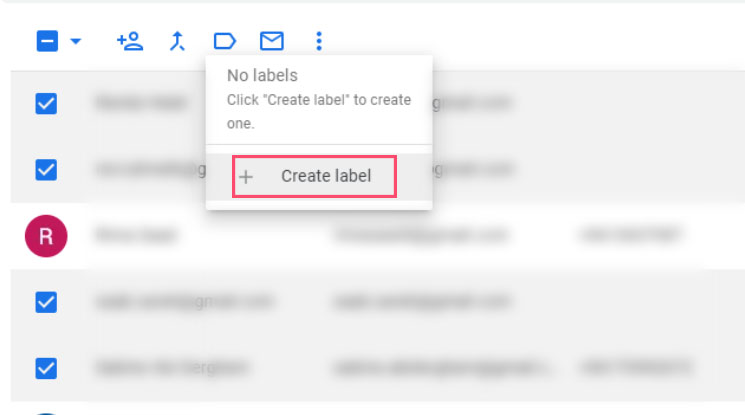 Buat label untuk grup email Anda di Gmail