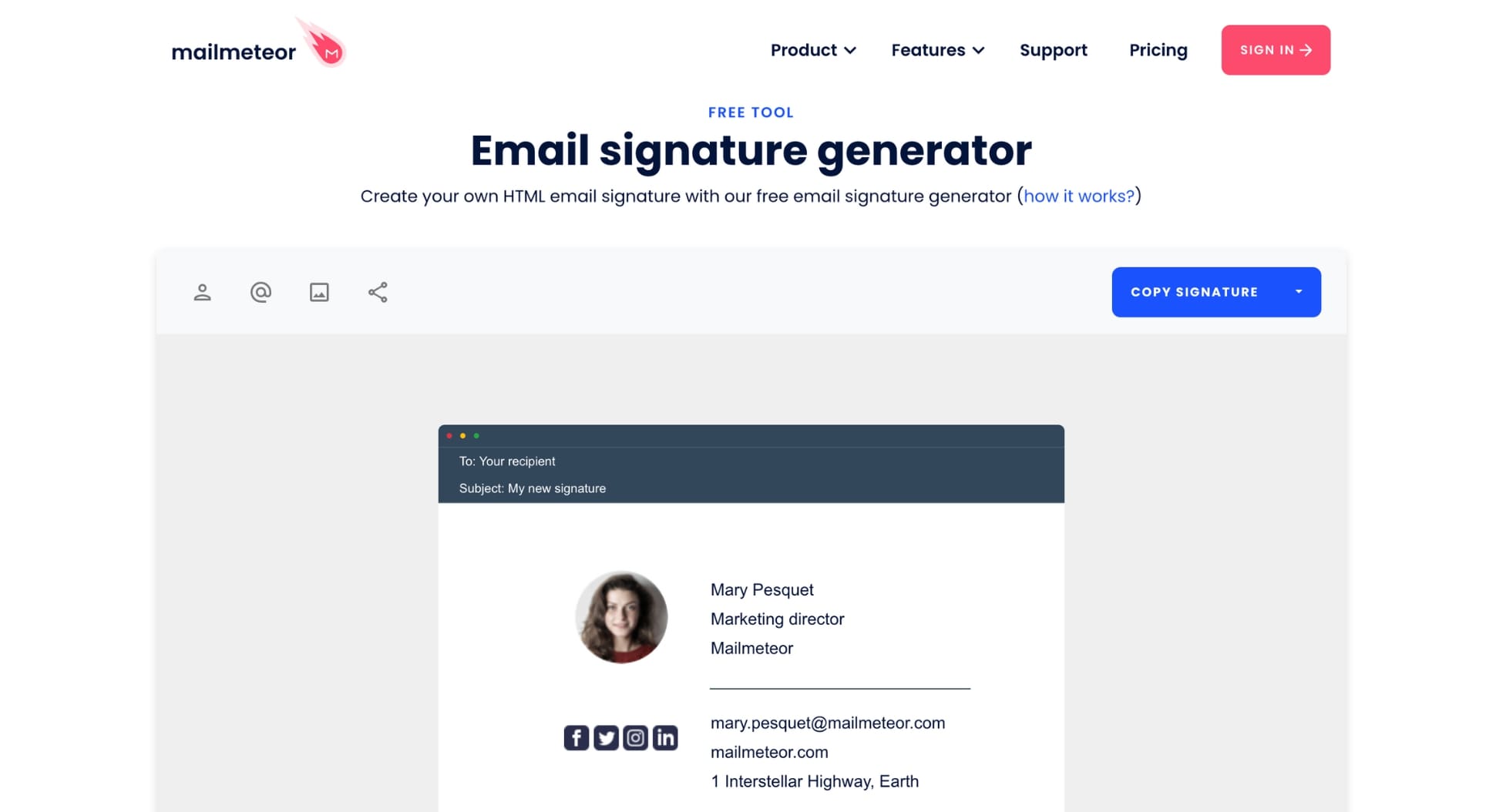 Creați-vă semnătura de e-mail în spaniolă cu acest generator de semnături HTML gratuit