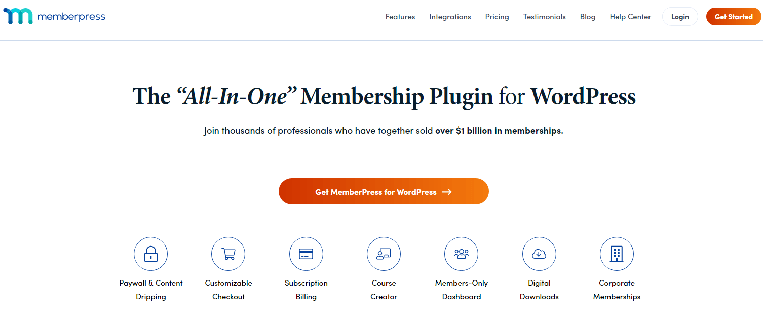 MemberPressホームページ