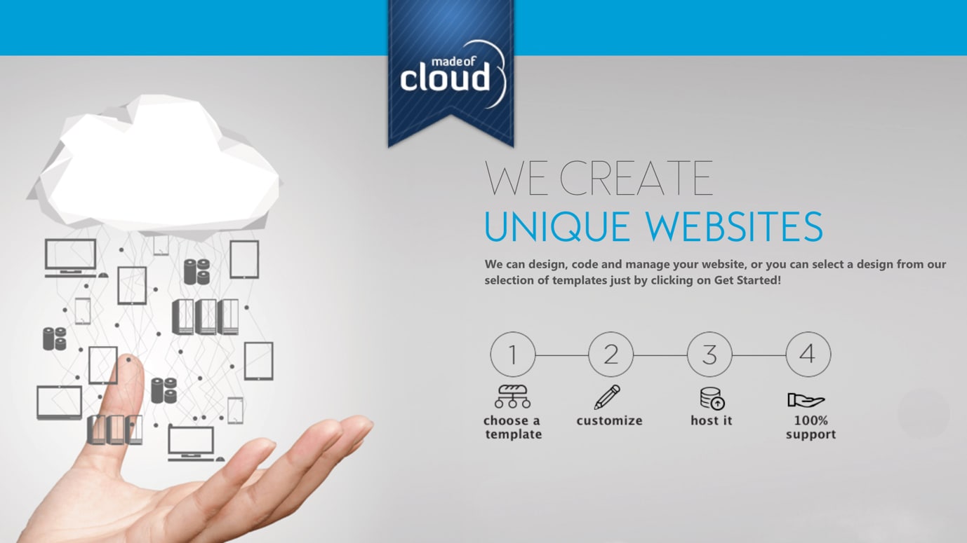 Création de site internet Made of Cloud