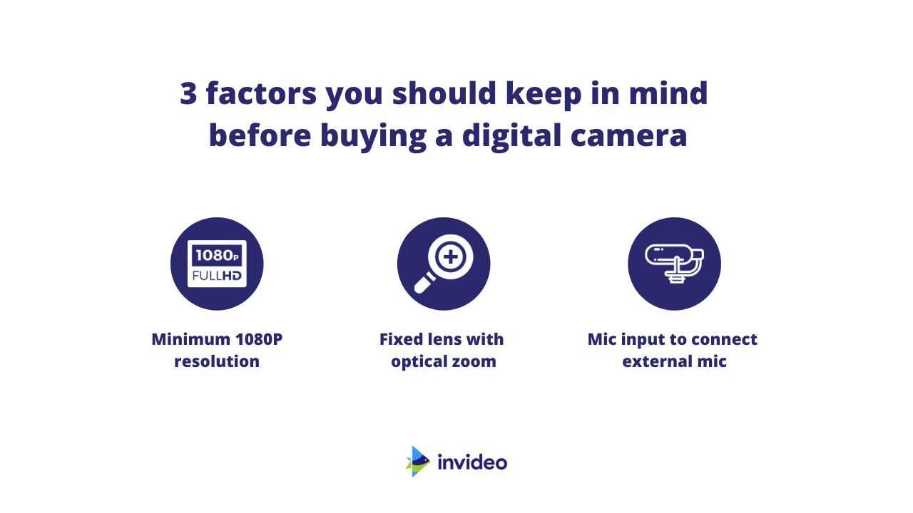 デジタルカメラを購入する前に考慮すべき要素